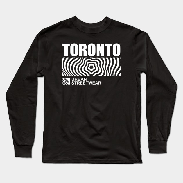 toronto urban streetwear Long Sleeve T-Shirt by antonimus